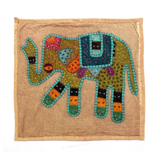 Elephant burlywood embroidered - elephant,