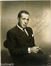 HUMPHREY BOGART Autographed