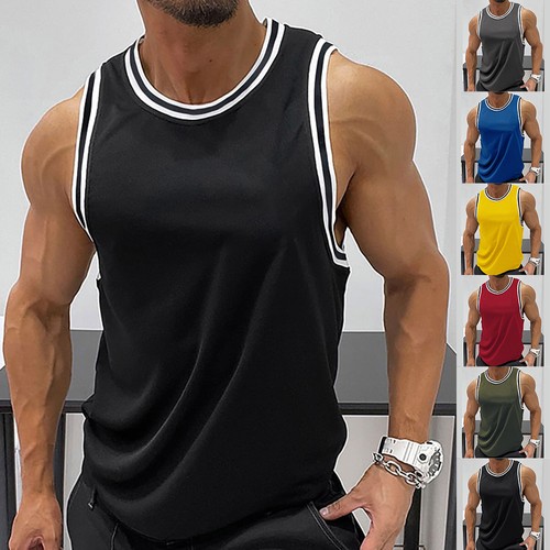 Mens sleeveless vest tank - sleeveless,