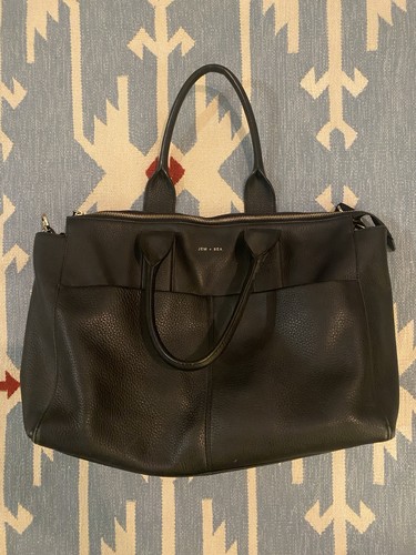 Jem bea black leather baby - black,