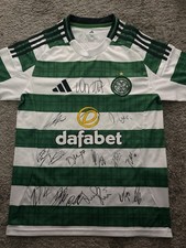 Genuine SQUAD SIGNED Celtic Fc