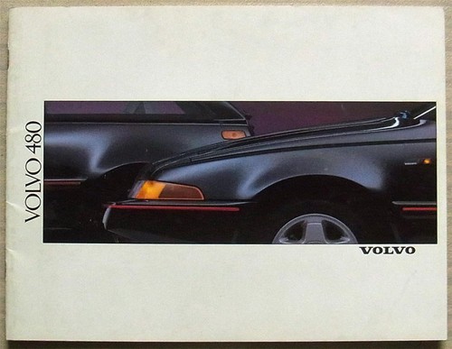 Volvo 480 car sales brochure - volvo,