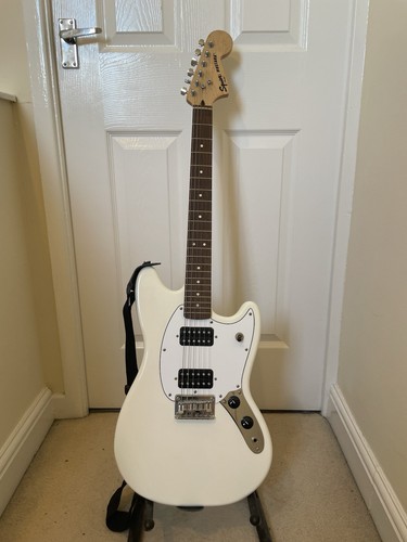 White fender squire - squire, mustang