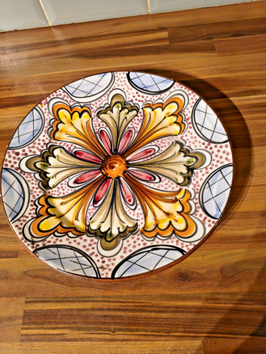 Vintage spanish wall plate - vintage,