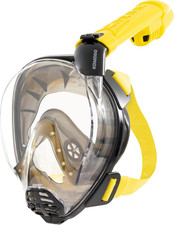 CRESSI since 1946 - Komodo Full Face Dry Snorkelling Mask 180° Vision - CO2 Safe