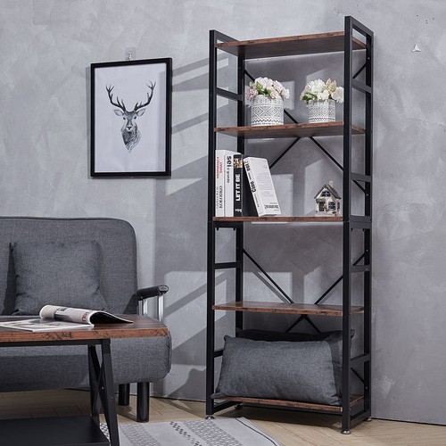 Rustic wooden bookcase - rustic,