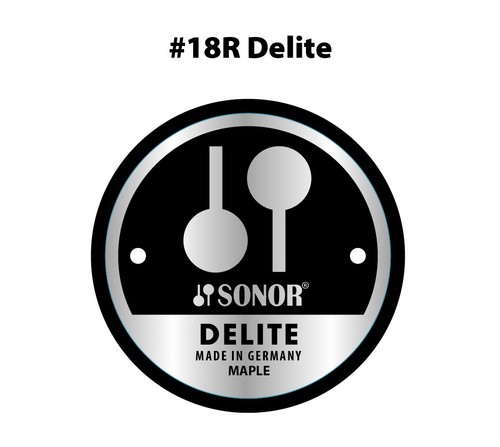 Drum badge sonor 18r - badge, #18r