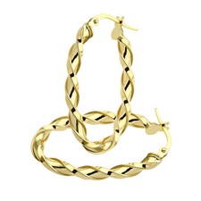 9ct Yellow Gold 2.9cm Length