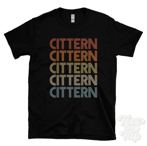 Cittern repeated retro - repeated, style