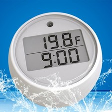 Auto Timing Bath Thermometer Timer Bathtub Floating Thermometer for Spa Cold Tub