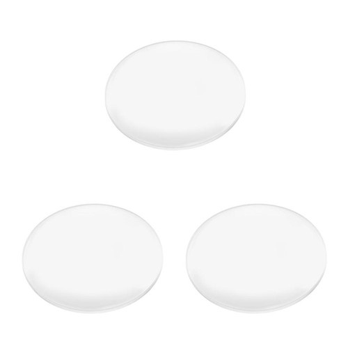 3pcs flat convex - 3pcs,