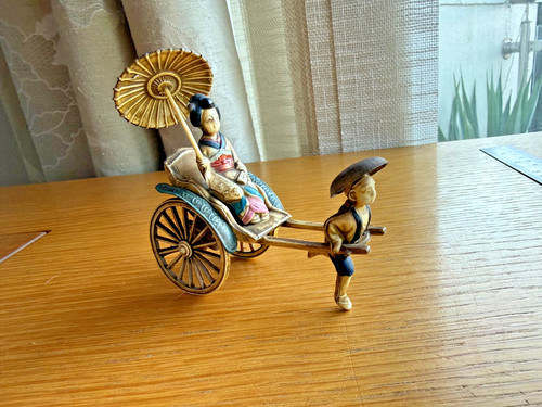 Vintage japanese rickshaw - japanese,