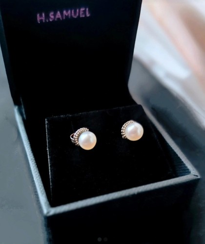 Samuel pearl earrings - samuel,