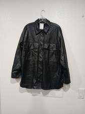 ZARA Women’s Black Faux
