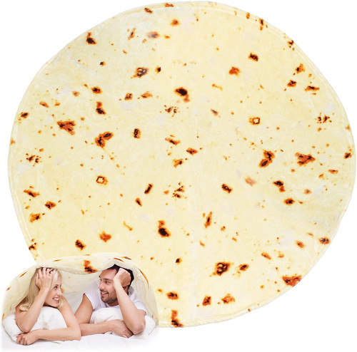 Burrito tortilla blanket - tortilla,