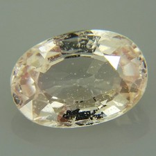 oval padparadscha sapphire