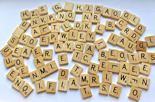 Spare wooden scrabble - spare,