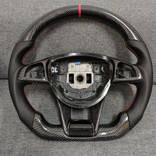 Carbon fiber steering wheel - carbon,
