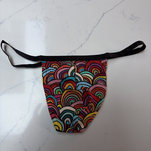 Mens lads rainbow mesh - lads, thong