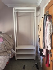 IKEA Elvarli Wardrobe Storage System With 3 Extra Shelves