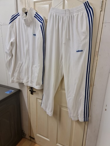 Men adidas velour tracksuit - velour,