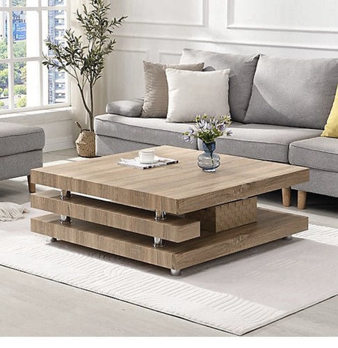 Borneo wooden coffee table - coffee,