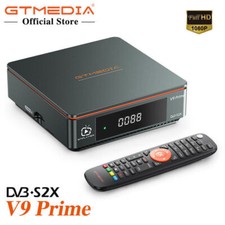 GTMEDIA V9 Prime Full HD Sat Receiver DVB-S/S2/S2X Satellite PVR H.265 HEVC DLAN