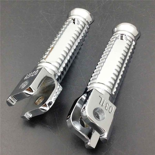 Chrome front foot - pegs, pedal