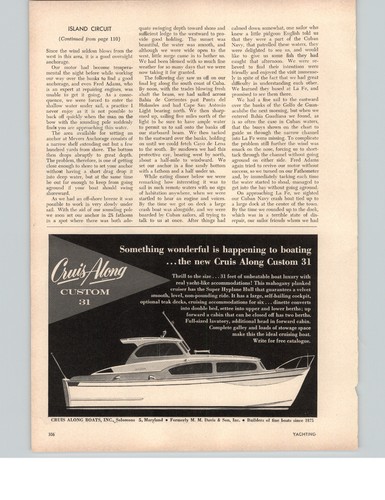 1958 paper custom cruis - 1958, 31'
