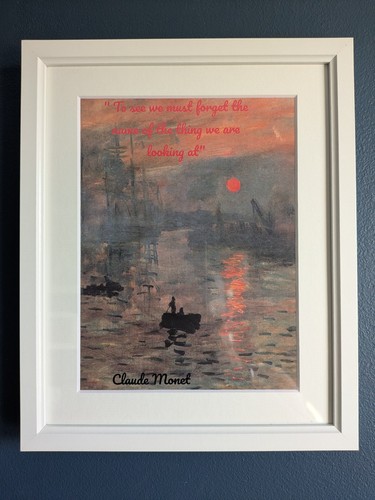 Claude monet framed print - framed,
