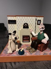 Vintage Wallace And Gromit AM FM Talking Radio Alarm Clock 1996 Wesco
