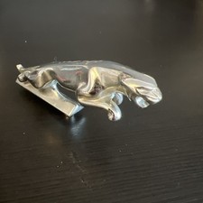 Leaping 5 Inch Jaguar chrome bonnet mascot emblem 7242653WBB