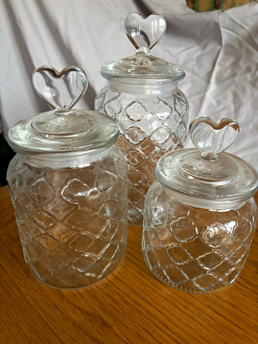 Set clear glass diamond - of, 3