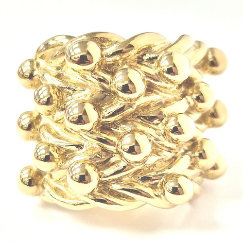 9ct gold keeper ring - keeper,