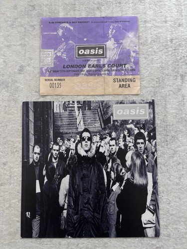 Oasis ticket earls court - court, &