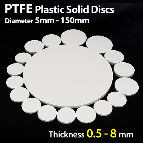 Ptfe plastic solid - solid, discs