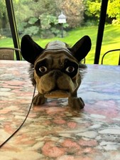 Exceptional Roulete Decamps Papier Mache French bull dog  1890