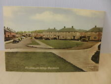 St Mary’s Way Baldock herts coloured Postcard c 1960 F Frith & Co morris minor