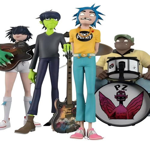 Gorillaz band model - gorillaz,