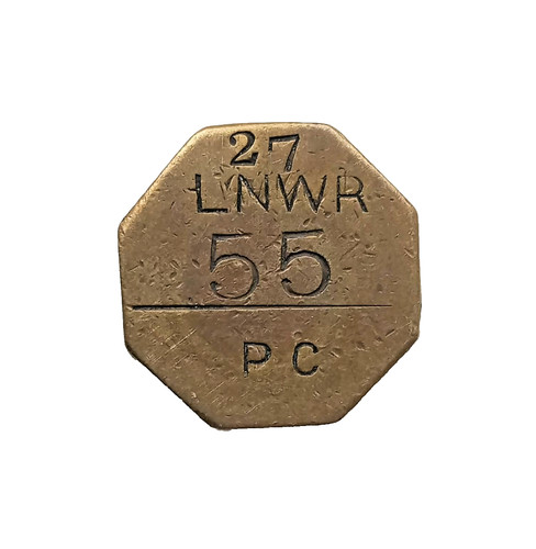 Antique 19th lnwr london - c,