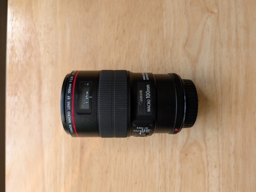 Canon 100mm is - f/2.8l,