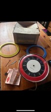 Rare 1950s Westclox Rainbow Electrical Wall Clock - spares or project