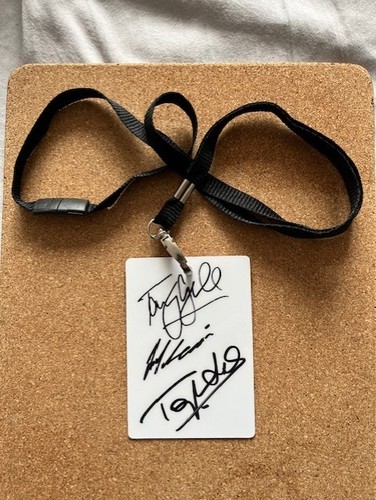 Originally signed lanyard - originally,
