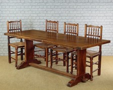 Antique oak refectory - antique,