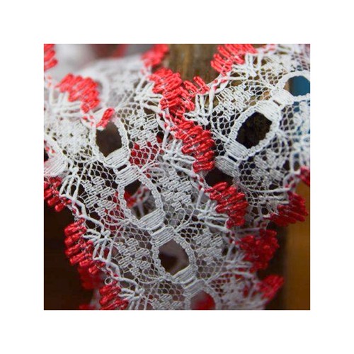 Metres knitting lace red - 5, lace,