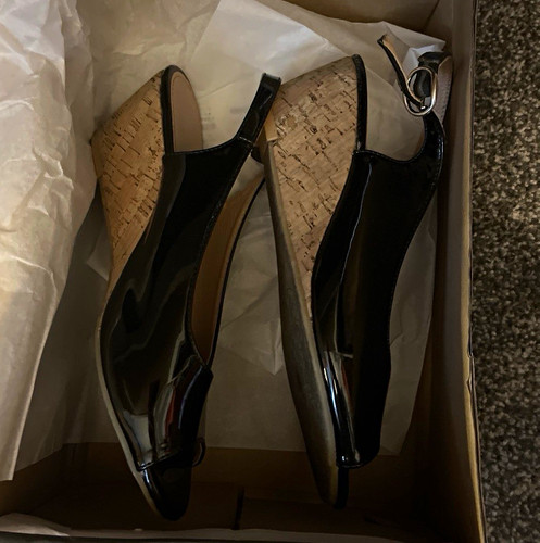 Women black patent leather - black,