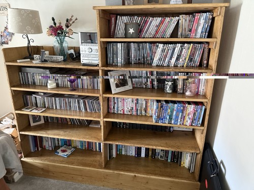 Rustic oak wood - bookcase, 4