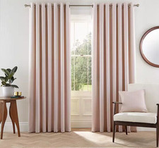 Helena Springfield Eden Lined Curtains in Blush W66" x D54" RRP £110