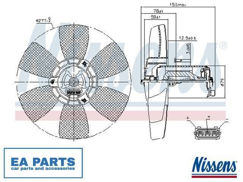 Fan radiator for atlantic - for, vw