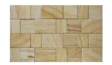 NEW 58x Teakwood natural sandstone mix block paving setts